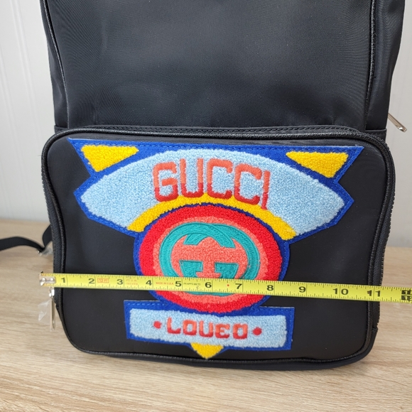 Gucci Embroidered Nylon Backpack - Picture 10 of 16